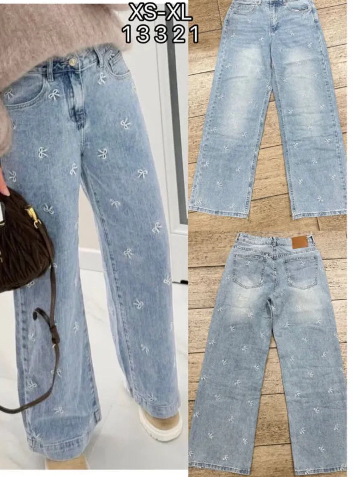 SCHLEIFEN STRAIGHT FIT JEANS